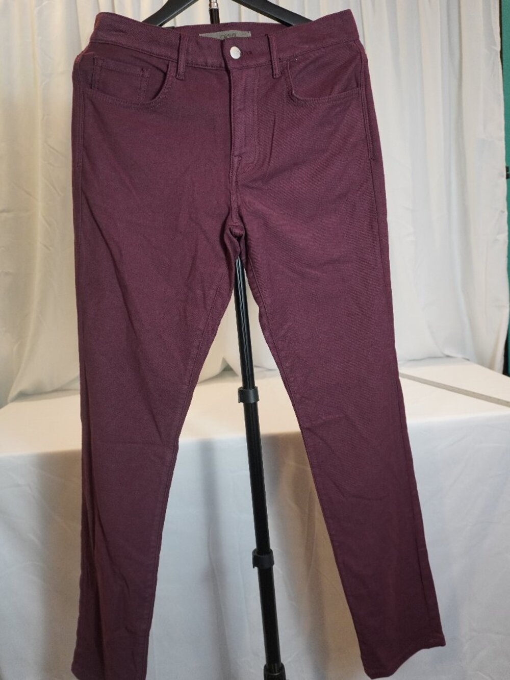 Joe’s Jeans “The Asher” Slim Fit Pants Men’s W30 L32 Burgundy Airsoft NWT